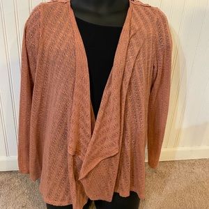 3/$15 Maurices pink cardigan
